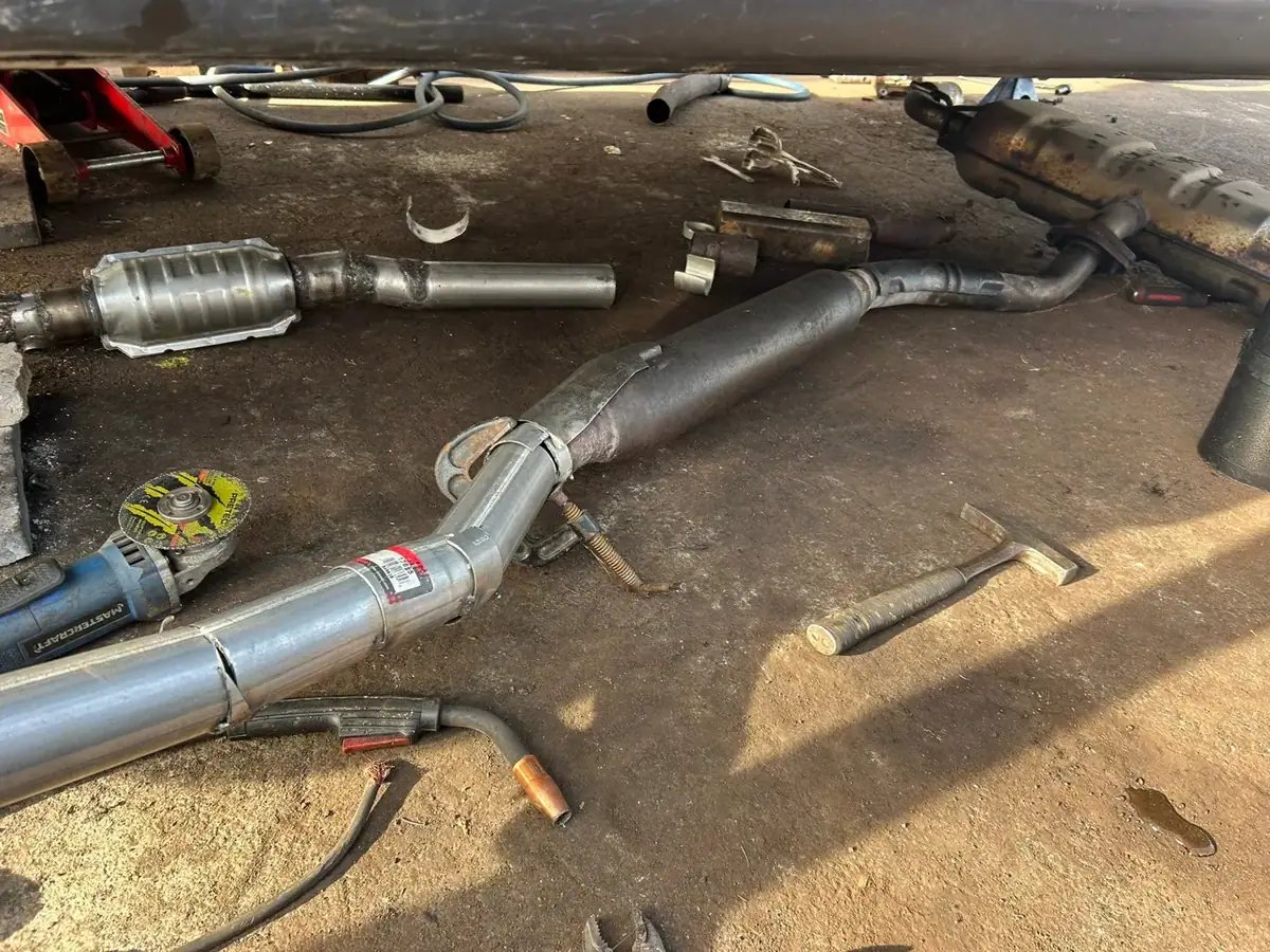 Real vehicle repair work by Cornwall Exhaust & Rust